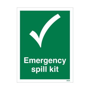 Emergewncy Spill Kit Sign