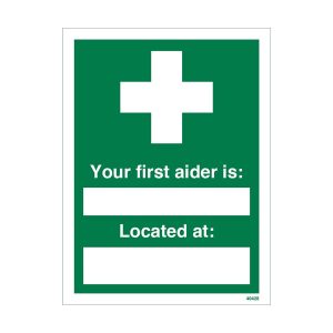 Your First Aider Is Sign