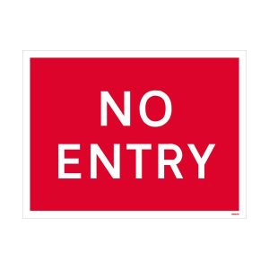 No Entry Sign