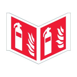 Fire Extinguisher Symbol Panoramic Sign