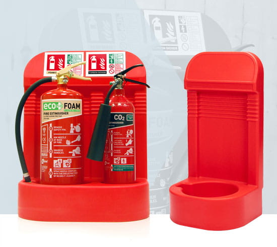 Recessed Plastic Fire Extinguisher Stands