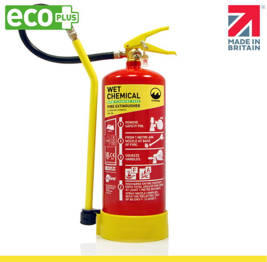 Marine 6 Litre Wet Chemical Eco PLUS Fire Extinguisher with Lance