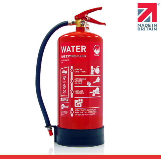 Marine 9 Litre Water Fire Extinguisher