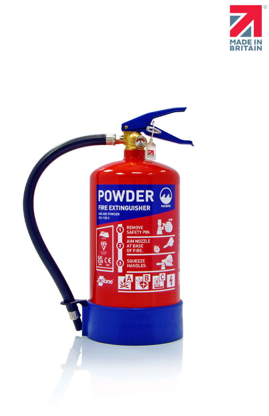 Marine Range 4kg ABC Powder Fire Extinguisher
