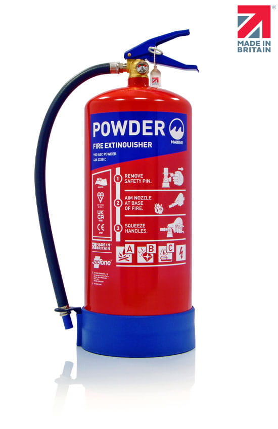 Marine Range 9kg ABC Powder Fire Extinguisher