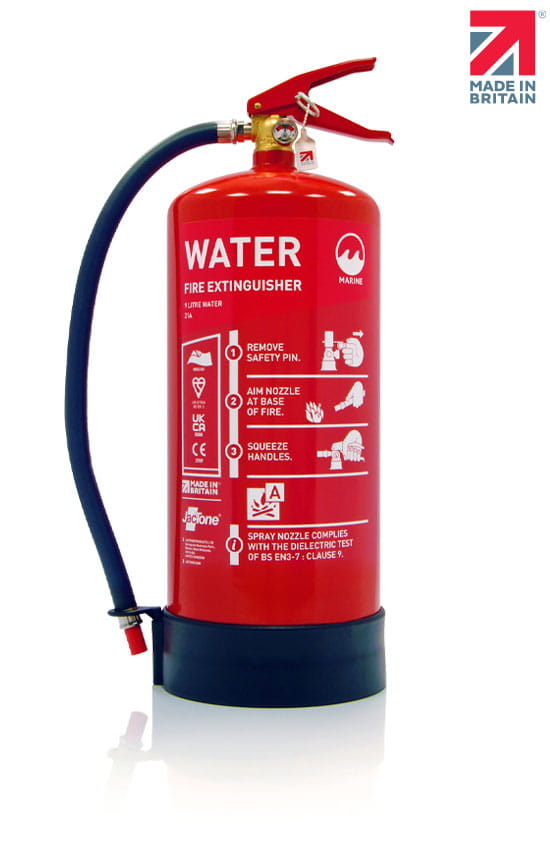 Marine Range 9 Litre Water Fire Extinguisher